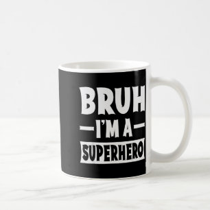Alter, ich bin ein Superheld Lustiges faules Hallo Kaffeetasse