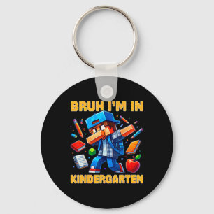 Alter ich bin im Kindergarten Jungen Kinder Gamer Schlüsselanhänger