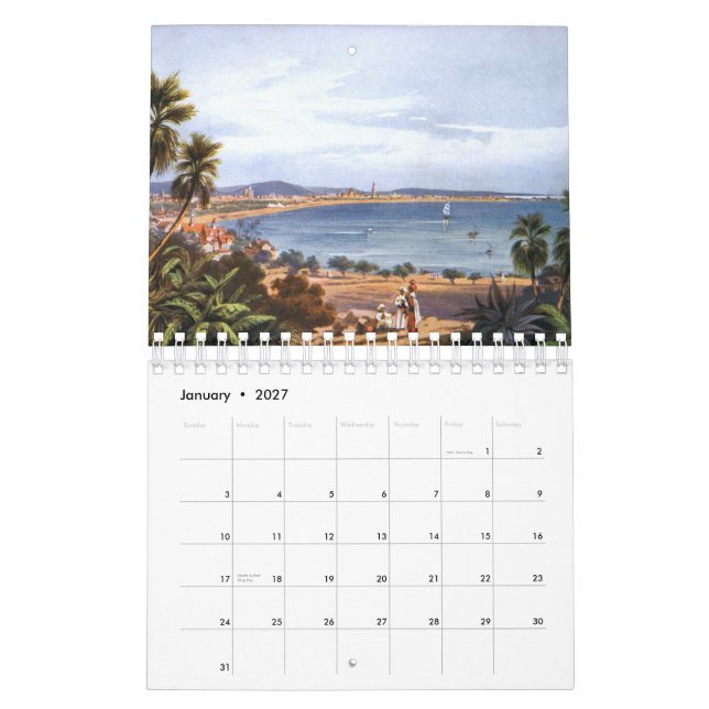 Alter Indien-Kalender Kalender (Jan 2027)