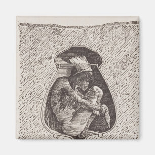 Alter indischer Friedhof Magnet