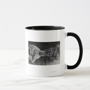 Alter indischer Medizinmann in Alaska-Fotografie Tasse