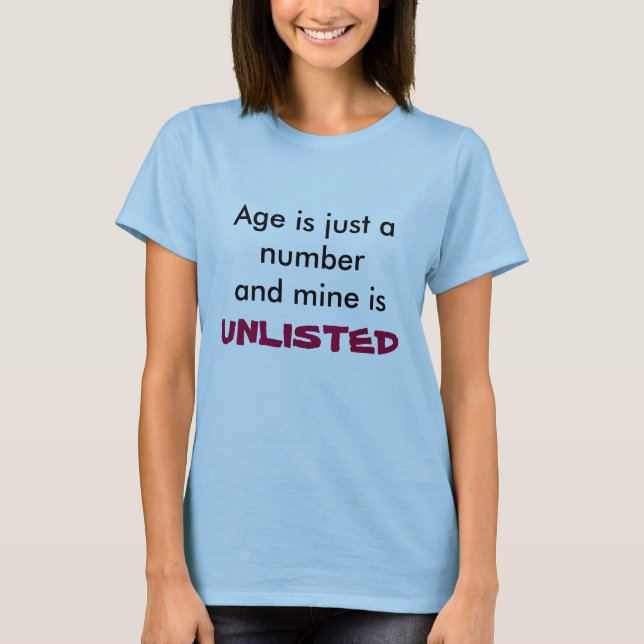 Alter ist gerade ein numberand Bergwerk ist, NICHT T-Shirt (Vorderseite)