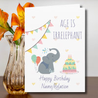 Alter ist irrelephanischer Niedlicher Elefant Funn