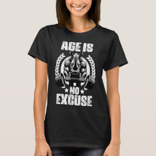Alter ist keine Entschuldigung Rhinoceros Weightli T-Shirt