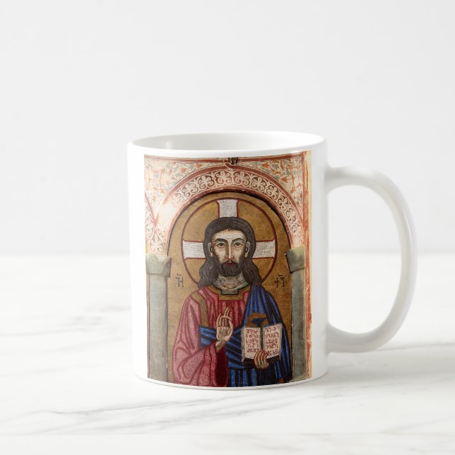 Alter Jesus Mosaik Kaffeetasse (Rechts)