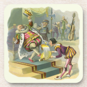 Alter Kinderreim und Gedicht Song Old King Cole Untersetzer