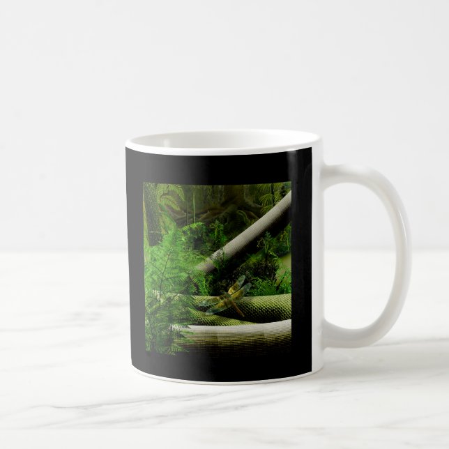 alter kohlestoffhaltiger Wald Kaffeetasse (Rechts)