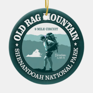 Alter Lappen-Berg (rd) Keramik Ornament