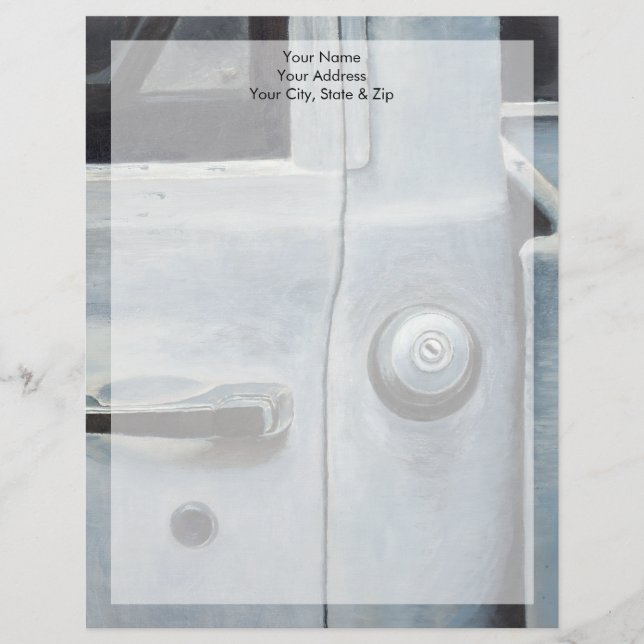 Alter Lieferwagen Briefbogen (Vorderseite)