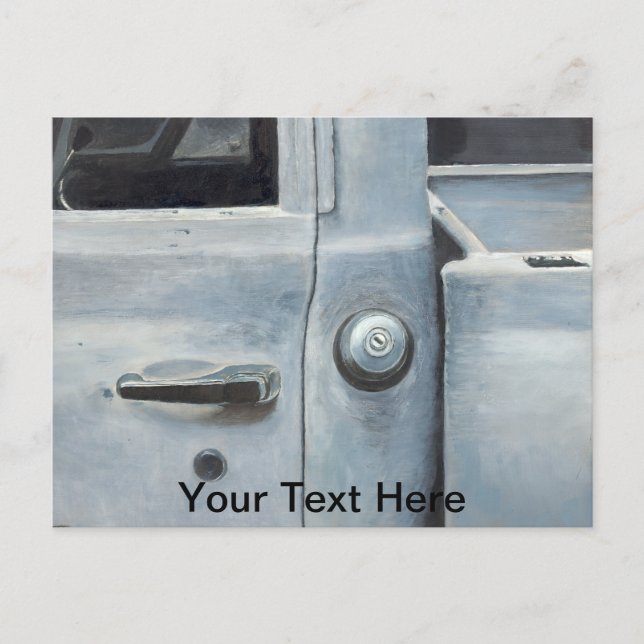 Alter Lieferwagen Postkarte (Vorderseite)