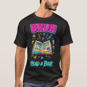 Alter lies ein Buch lustig lesen Bücherwurm Retro T-Shirt