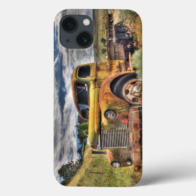 Alter LKW verlassen auf dem Gebiet Case-Mate iPhone Hülle (Rückseite)