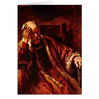Alter Mann im Sessel von Rembrandt Van Rijn