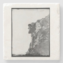 Alter Mann im Untersetzer