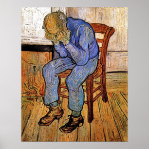 Alter Mann in der Sorge durch Vincent van Gogh Poster