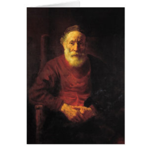 Alter Mann in rot - Rembrandt