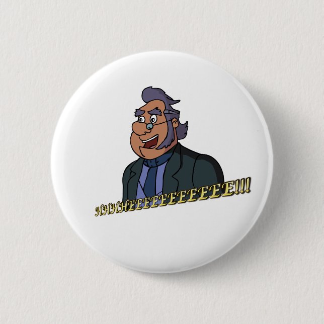 Alter Mann-Knopf Button (Vorderseite)