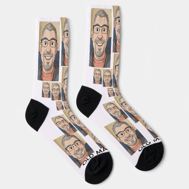 Alter Mann Phil Socken (Rechts)