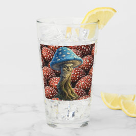 Alter Mann, Pilz, Blau, Wald, Wächter, Pintglas Glas