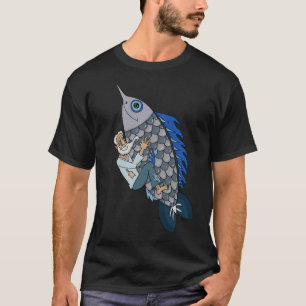 Alter Mann und der Fisch — Hemingway Lustiger Ca T-Shirt