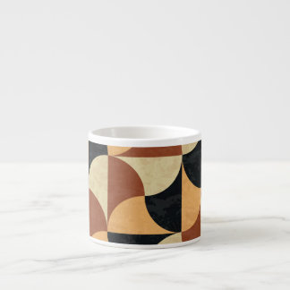 Alter Marmorboden, geometrische nahtlose Textur. Espressotasse