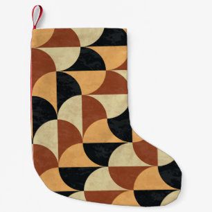 Alter Marmorboden, geometrische nahtlose Textur. Kleiner Weihnachtsstrumpf