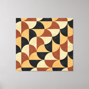 Alter Marmorboden, geometrische nahtlose Textur. Leinwanddruck