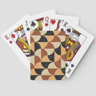 Alter Marmorboden, geometrische nahtlose Textur. Spielkarten