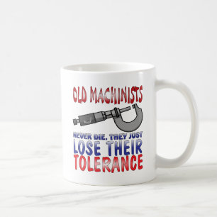 Alter Maschinist-Epitaph Kaffeetasse