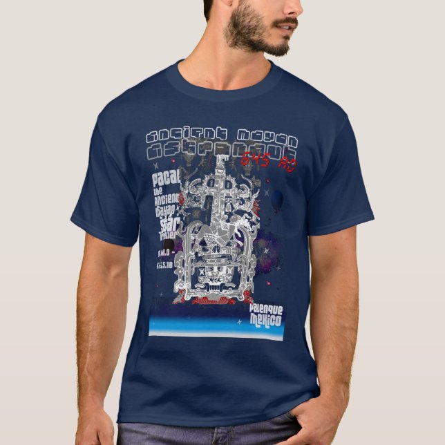 Alter Mayaastronaut Pacal T-Shirt (Vorderseite)