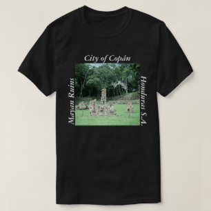 Alter Mayaruinen Copan Honduras Foto-Entwurf T-Shirt