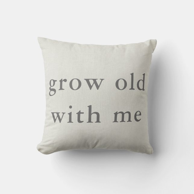 Alter mit mir kissen (Vorderseite)