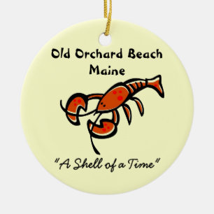 Alter Obstgarten-Strand, Maine-Hummer Keramik Ornament