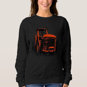 Alter patriotischer Traktor auf einer Farm Trakt Sweatshirt