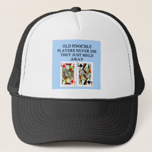 alter Pinochlespieler Truckerkappe
