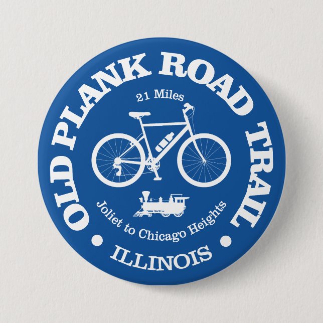 Alter Plank Road Trail (Radfahren) Button (Vorderseite)