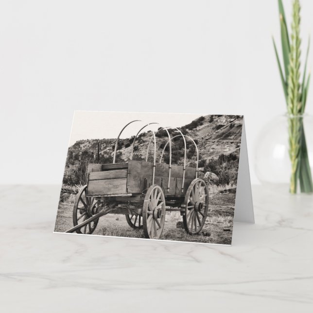 Alter Planwagen Karte (Vorderseite)