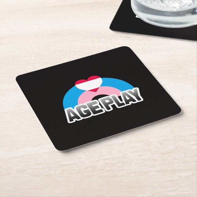 Alter Play Prix Rechteckiger Pappuntersetzer (angewinkelt)