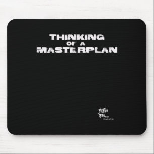 Alter Rap Hip Hop Merch Masterplan Zitat 80er Mousepad