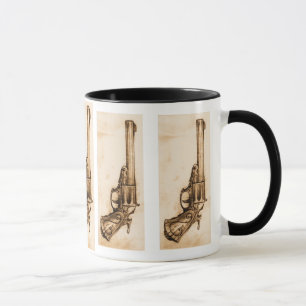 Alter Revolver Becher Tasse