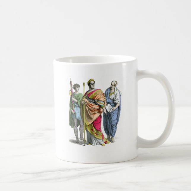 Alter römischer Kaiser Kaffeetasse (Rechts)