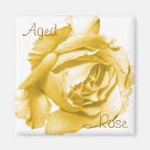 Alter Rose Square Magnet