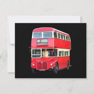 Alter roter Londoner Bus ab ca. 1950