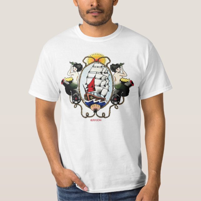 Alter salziger Hund T-Shirt (Vorderseite)