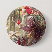 Alter Sankt Nikolaus mit Geschenken im