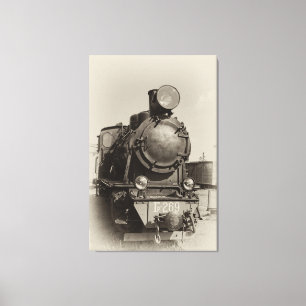 Alter Schmalspurdampf-Motor Gr-269 Leinwanddruck