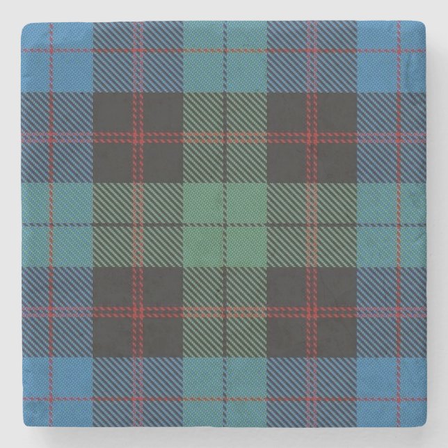 Alter Schotte-Taverne-Clan Guthrie Tartan Steinuntersetzer (Vorderseite)