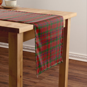 Alter schottischer Clan Munro Tartan kariert Kurzer Tischläufer