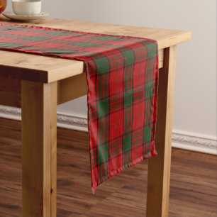 Alter schottischer ClanMaxwellTartan kariert Kurzer Tischläufer