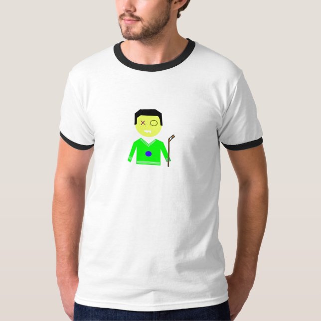 Alter Skool Hockey-Wecker T T-Shirt (Vorderseite)